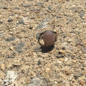 American Eagle gemstone ring